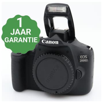10% korting | Canon EOS 2000D body | Tweedehands, Verzenden