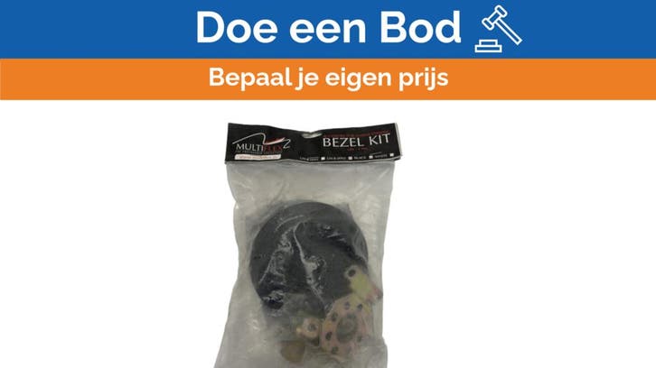Bieden: Multiflex Marine 20 degree Steering Bezel Kit Black, Watersport en Boten, Bootonderdelen, Ophalen of Verzenden
