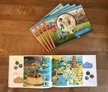 Flint & Flore ontdekken de bijbel 9789492092120 Ivo Solinger, Boeken, Verzenden, Zo goed als nieuw, Ivo Solinger