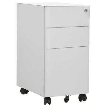 Caisson bureau 3 tiroirs - Gris - Retour client -46%, Verzenden