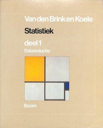 Statistiek 1. datareductie - Van Den Brink, Boeken, Verzenden, Nieuw