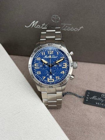 Mathey-Tissot - Type 21 Chronograph Date Titanium Blue -, Nieuw