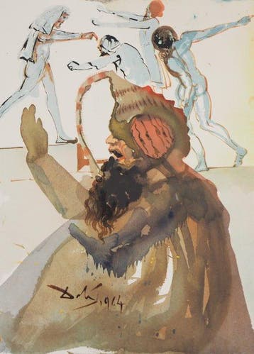 Salvador Dali (1904-1989) - Biblia Sacra : En Egypte, Antiquités & Art