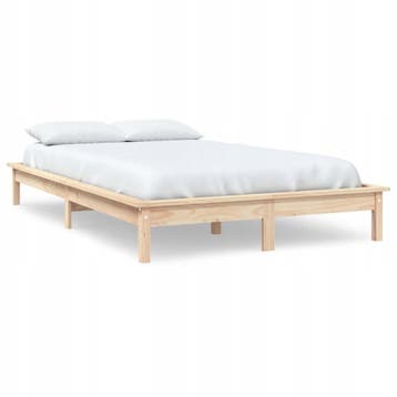 Massief houten bed 160x200cm | Retour deal | Knaller!, Huis en Inrichting, Slaapkamer | Bedden, Verzenden, Tweepersoons, Zo goed als nieuw