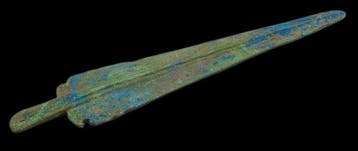 Grec ancien, période archaïque Pointe de lance en bronze