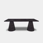 Tafel Boomstam Eikenhout  Set Kegelpoot  300x100
