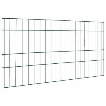 vidaXL Vijverhekset 5 pcs Groen 100 x 50 cm Staal, Verzenden, Nieuw