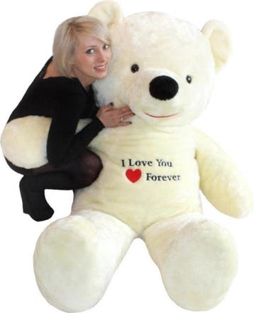 Knuffelbeer 170cm Wit | 31% Korting | Retour Deal, Kinderen en Baby's, Speelgoed | Knuffels en Pluche, Verzenden, Zo goed als nieuw