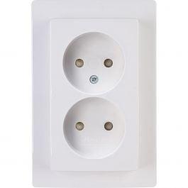 KOPP Paris HK05 Inbouw Wandcontactdoos - Dubbel Stopcontact, Verzenden, Nieuw