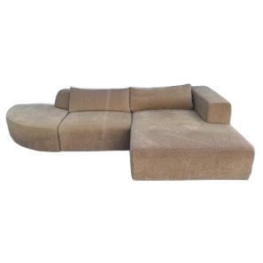 4x6 sofa X6 – Modulaire Design Bank Bronze Uni - Modulaire, Verzenden, 300 cm of meer, Zo goed als nieuw, Stof