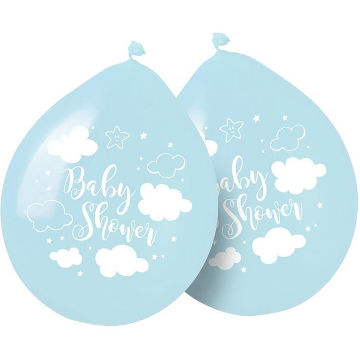 Babyshower Jongen Ballonnen 30cm 8st, Hobby & Loisirs créatifs, Articles de fête, Envoi