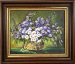 R de Pourcy (XX) - A still life of flowers. No reserve!