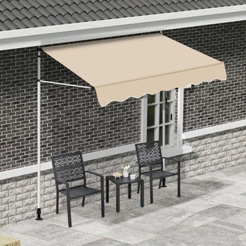Yaheetech Klemzonnescherm 250 cm, kant-en-klaar balkonzon..., Tuin en Terras, Ophalen of Verzenden, Nieuw