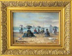 Camille Rousseau (1949) - Dimanche en Normandie ~ Asnelles ~, Antiquités & Art