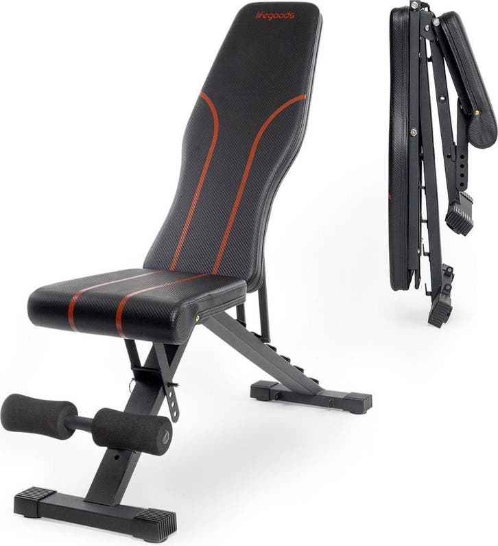 2dekans | LifeGoods Fitness Halterbank - Fitnessbank - Bench, Sport en Fitness, Fitnessmaterialen, Ophalen of Verzenden