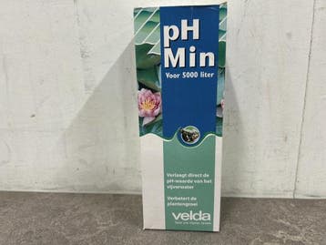 Veiling - 5x Velda waterverbetering 500ml pH Min, Nieuw