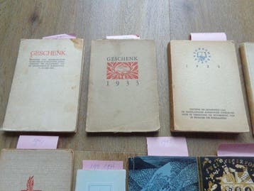 Boekenweek; Lot met 24 vroege boekenweekgeschenken -