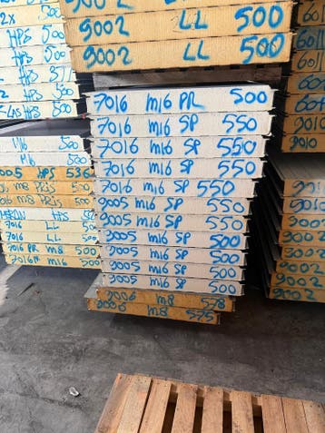 Sandwichwandpanelen – isolatiepanelen – 100 mm - op stock, Doe-het-zelf en Bouw, Platen en Panelen, Verzenden, Nieuw