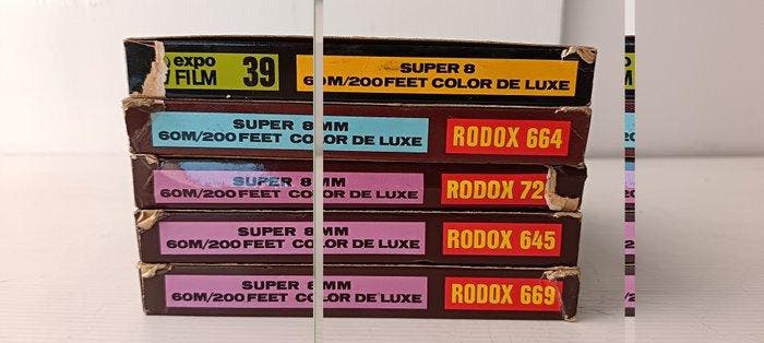 (5) Rodox, Expo Film super 8 Projectorfilm, Verzamelen, Foto-apparatuur en Filmapparatuur
