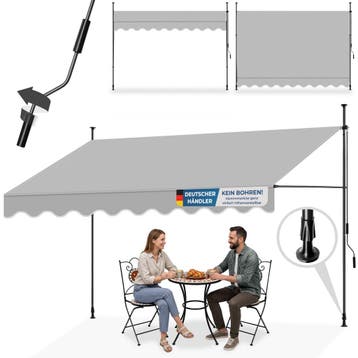 Klemluifel met zwengel, in hoogte verstelbaar, Tuin en Terras, Verzenden, Nieuw