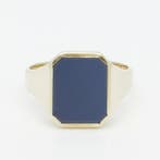 Ring - 14 karaat Geel goud - Lagensteen, Nieuw