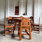 Wasa - Chaise - Bois de pin - Table à manger & 6 chaises