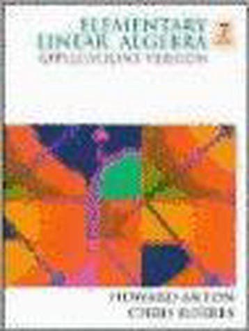 Elementary Linear Algebra - Anton, Verzenden, Nieuw