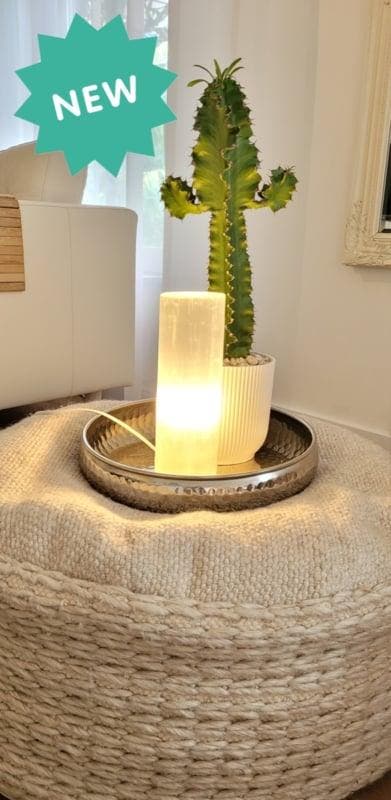 Seleniet cilinder lamp ± 25cm hoog, Huis en Inrichting, Lampen | Overige, Ophalen of Verzenden