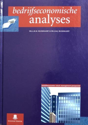 .Econ.Analys mische analyses - Blommaert, Verzenden