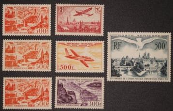 Frankrijk - Einde van de catalogus Luchtpost - Postpakketten, Gestempeld