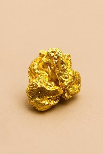 Goud Goud nugget - Hoogte: 11.63 mm - Breedte: 6.4 mm- 1.41