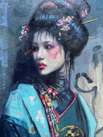 Luca Tanaka (1999) - Fiore turchese nella notte