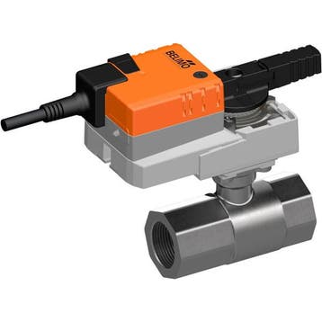 Belimo Kogelkraan Rp1-1/2 Kvs31 24VAC/DC 90s, Verzenden