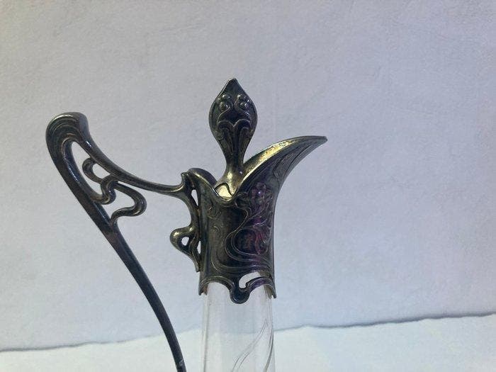 WMF / Geislingen - Karaf - Tin, Antiquités & Art, Art | Objets design