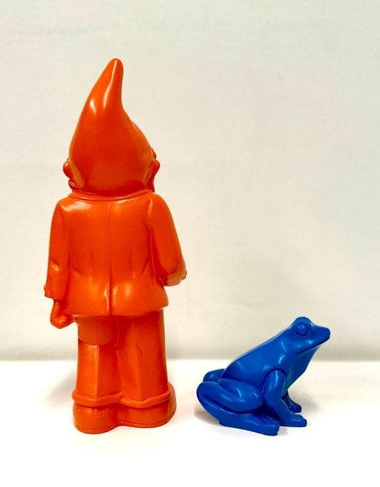 Ottmar Hörl (1950) - sculptuur, Welcome II + Froschkönig -, Antiek en Kunst, Antiek | Overige Antiek