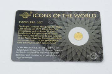 Rwanda en Burundi. 10 Francs 2017 Icons of the World - Maple