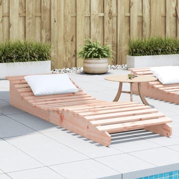 vidaXL Ligbed 205x60x31,5 cm massief douglashout, Verzenden, Nieuw