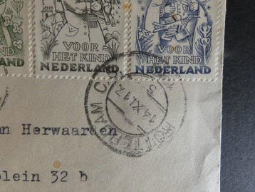 Nederland 1949 - Voorloper FDC met kinderzegels 1949