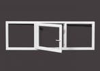 PVC vast-draaikiep-vast b250xh80 cm Wit, Gevelraam of Ruit, 80 tot 120 cm, Nieuw, Ophalen of Verzenden