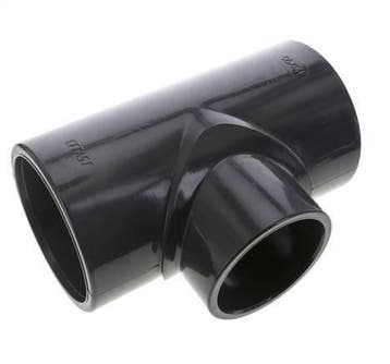 PVC Adapter T-stuk Lijmmof 110 tot 90mm, Doe-het-zelf en Bouw, Verzenden, Nieuw