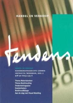 Tendens instructie/werkboek 2 Handel en verkoop, Boeken, Verzenden, Zo goed als nieuw