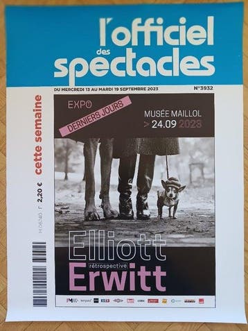 Eliott Erwitt - Affiche dannonce pour lexposition Elliott