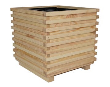Plantenbak geimpregneerd hout 40 x 40 x 40 cm, Tuin en Terras, Verzenden, Nieuw