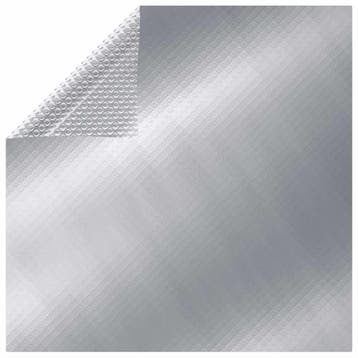vidaXL Zwembadhoes rechthoekig 1000x600 cm PE zilverkleurig, Verzenden, Nieuw