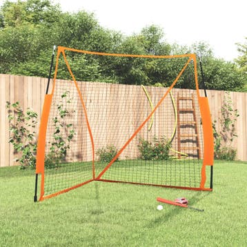 vidaXL Honkbalnet draagbaar 183x182x183cm staal polyester, Sport en Fitness, Honkbal en Softbal, Verzenden, Nieuw