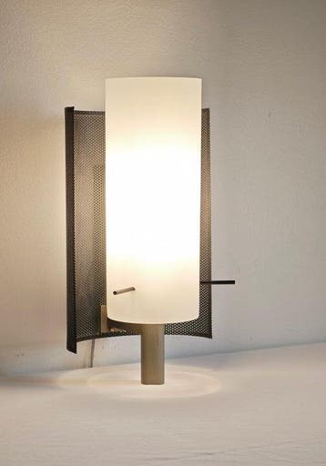 Lampe murale - Opaline - Stilnovo Attr. Italia 50, Antiquités & Art
