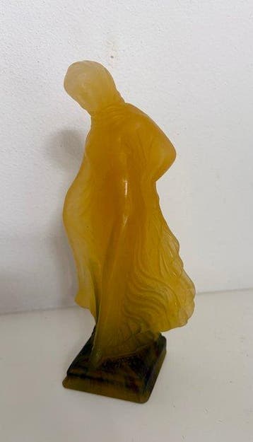 Almaric Walter - sculptuur, Tanagra - 20 cm - Glas - 1920, Antiek en Kunst