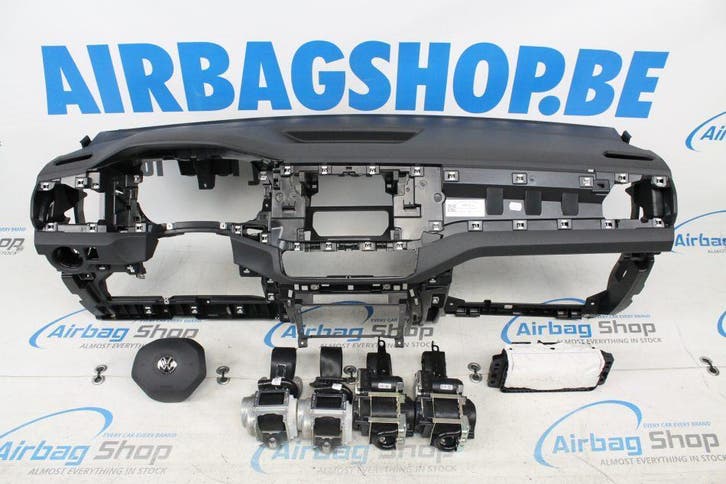 Airbag set - Dashboard zwart Volkswagen T-Cross facelift, Auto-onderdelen, Dashboard en Schakelaars, Gebruikt, Volkswagen