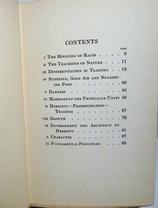 Luther Burbank - The Training of the Human Plant - 1907, Antiquités & Art, Antiquités | Livres & Manuscrits