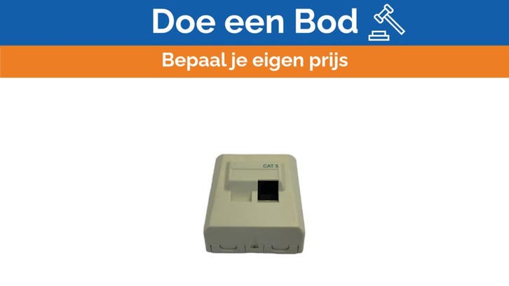Bieden: HM1624 RJ45 Network Wall Plate Socket, Sports nautiques & Bateaux, Accessoires navigation, Enlèvement ou Envoi